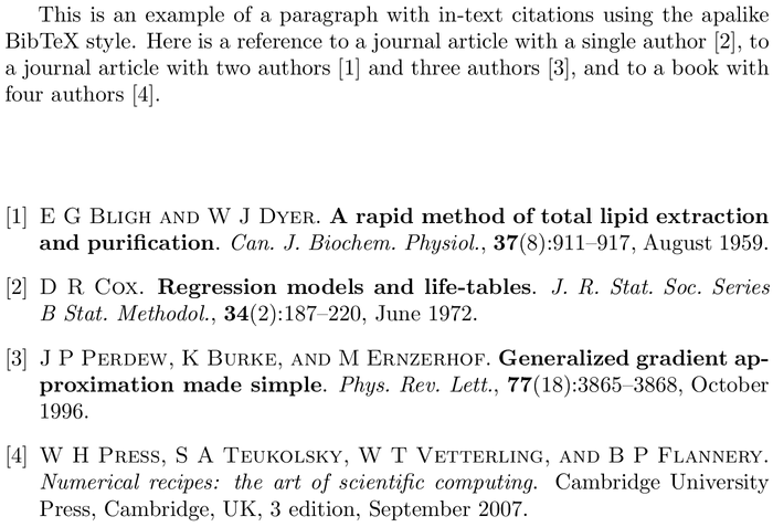 BibTeX PhDbiblio-url bibliography style example with in-text references and bibliography