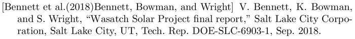 IEEEtranN: example of a bibliography item for an techreport entry