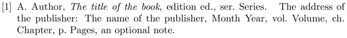 IEEEtranS: example of a bibliography item for an inbook entry