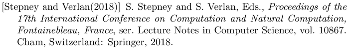 IEEEtranSN: example of a bibliography item for an proceedings entry