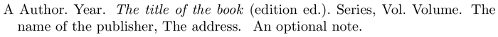 ACM-Reference-Format: example of a bibliography item for a book entry
