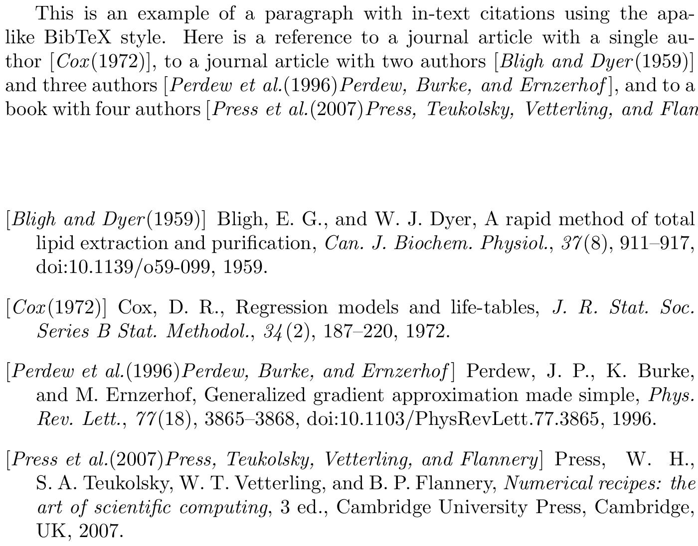 BibTeX agu bibliography style [examples]