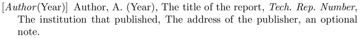 agu04: example of a bibliography item for an techreport entry