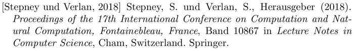 apalike-german: example of a bibliography item for an proceedings entry