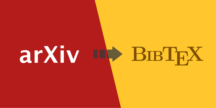 ArXiv to BibTeX converter