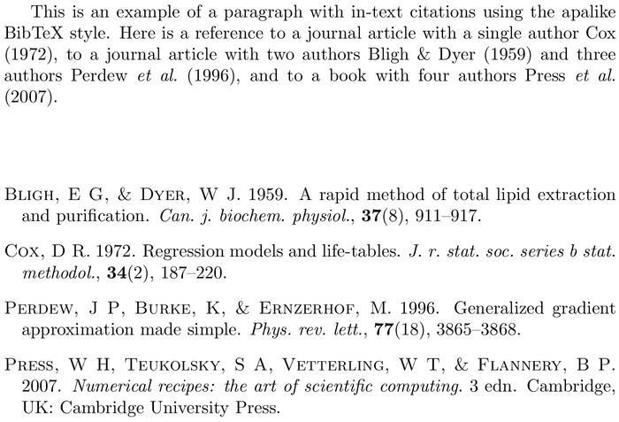 BibTeX authordate4 bibliography style example with in-text references and bibliography
