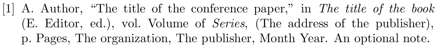 BibTeX ieeetr bibliography style [examples] - BibTeX.com