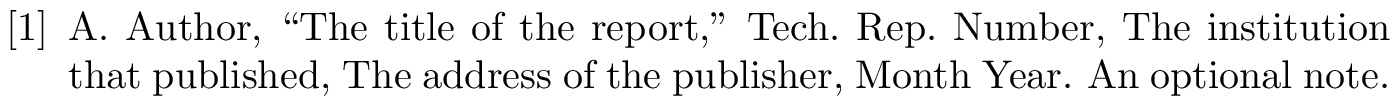 BibTeX ieeetr bibliography style [examples] - BibTeX.com