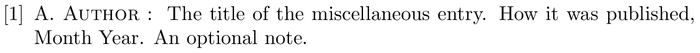 abbrv-fr: example of a bibliography item for an misc entry