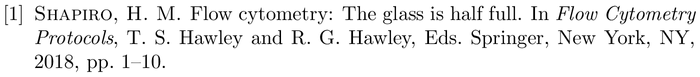 BibTeX example: incollection citation style acm