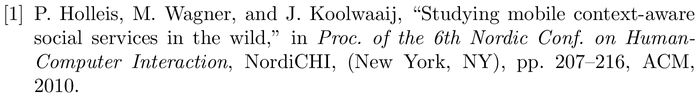 BibTeX example: inproceedings citation style ieeetr