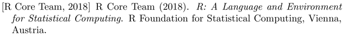 BibTeX example: manual citation style apalike