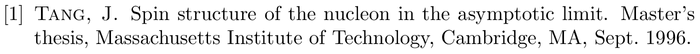 BibTeX example: mastersthesis citation style acm