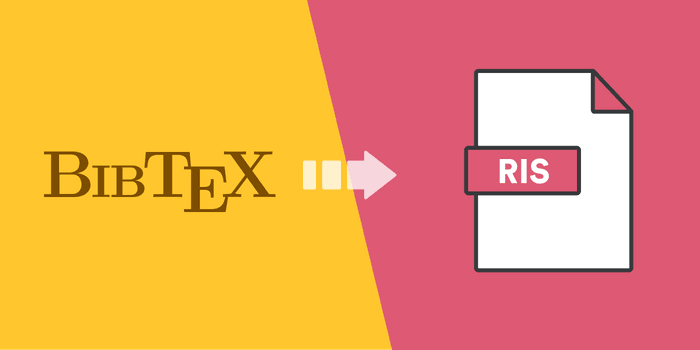 BibTeX to RIS converter