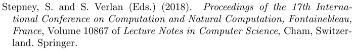 chicago-annote: example of a bibliography item for an proceedings entry