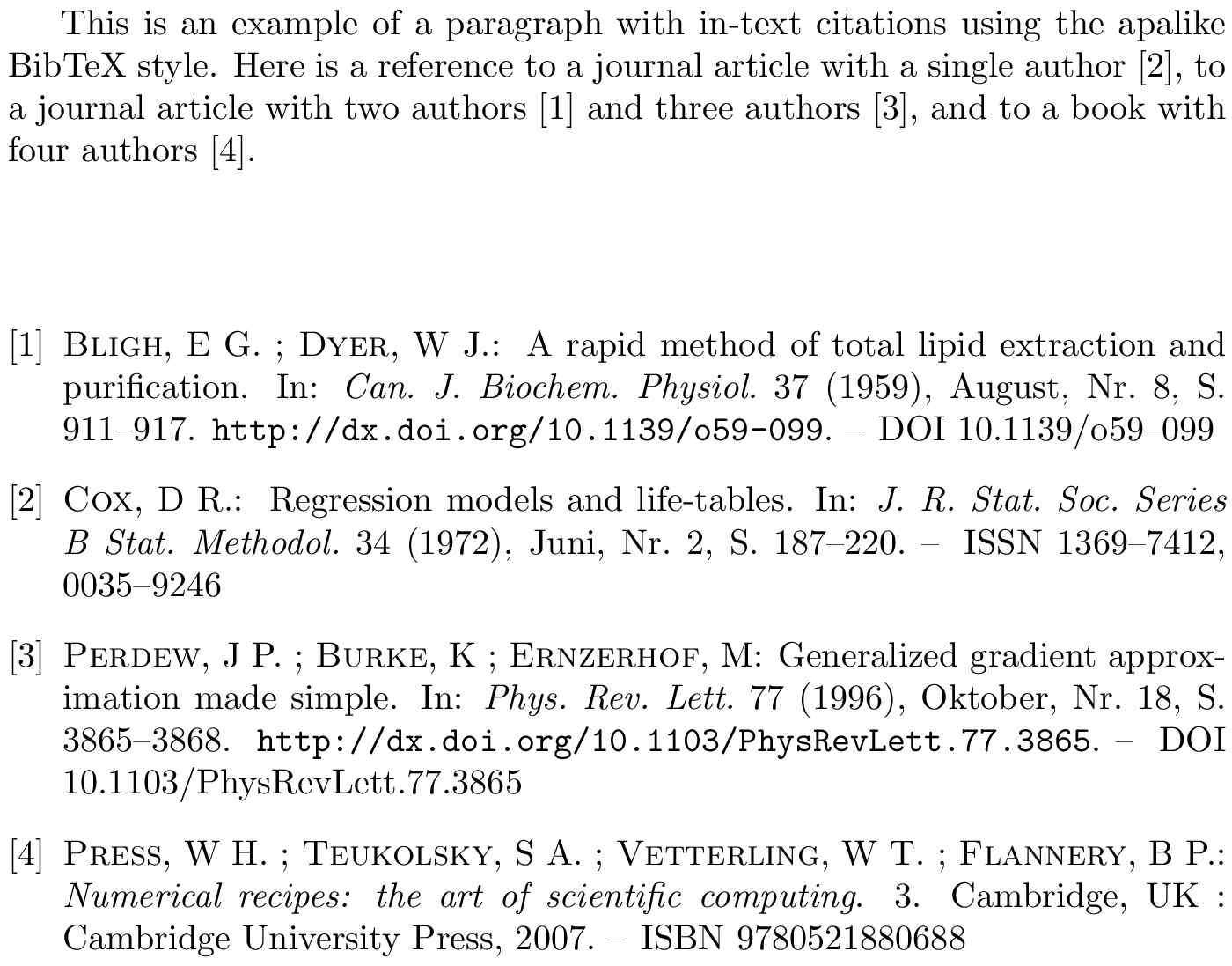 BibTeX plaindin bibliography style [examples]