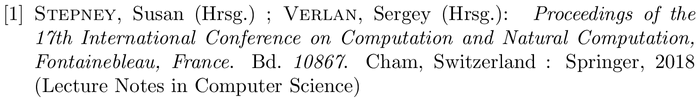 unsrtdin: example of a bibliography item for an proceedings entry