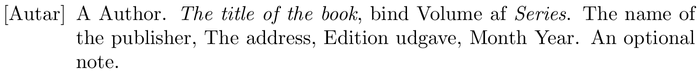 dk-alpha: example of a bibliography item for a book entry