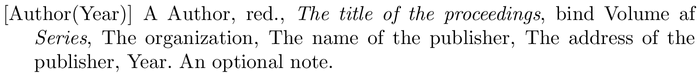 dlfltxbbibtex: example of a bibliography item for an proceedings entry