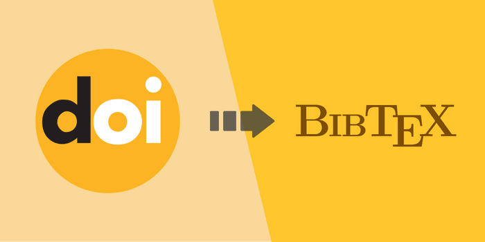 DOI to BibTeX converter