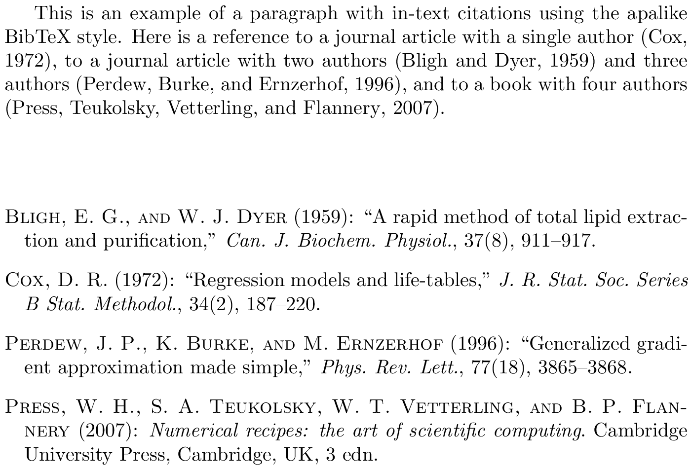 BibTeX econometrica bibliography style [examples]