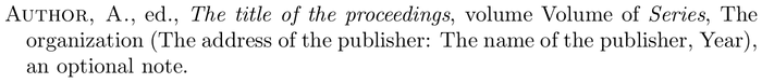 ier: example of a bibliography item for an proceedings entry
