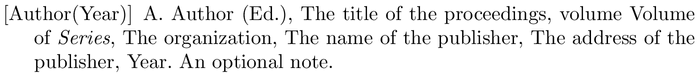 elsarticle-num-names: example of a bibliography item for an proceedings entry