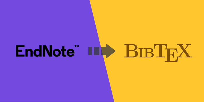 EndNote to BibTeX converter
