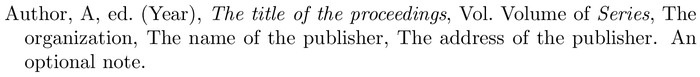 jmr: example of a bibliography item for an proceedings entry