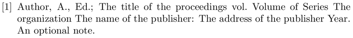 ijqc: example of a bibliography item for an proceedings entry