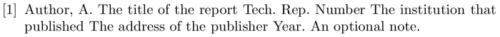 ijqc: example of a bibliography item for an techreport entry