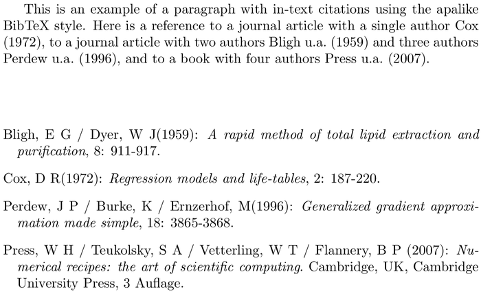 BibTeX ksfh_nat bibliography style example with in-text references and bibliography