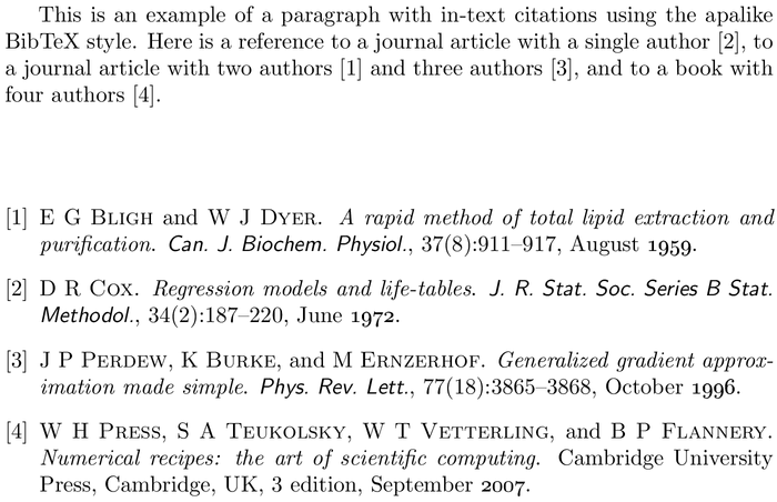 BibTeX en-mtc bibliography style example with in-text references and bibliography