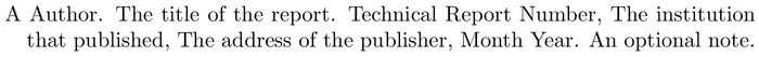 aaai-named: example of a bibliography item for an techreport entry