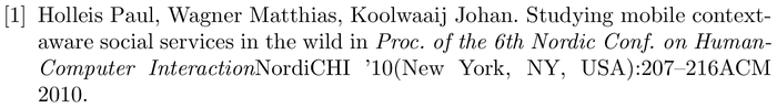 ama: example of a bibliography item for an inproceedings entry