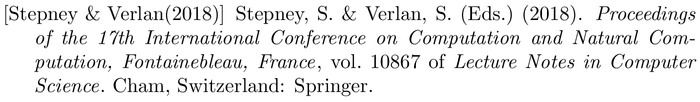 decsci: example of a bibliography item for an proceedings entry