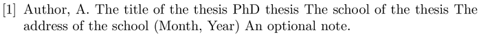 nar: example of a bibliography item for an phdthesis entry