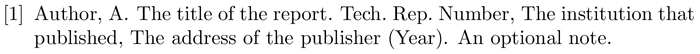 naturemag: example of a bibliography item for an techreport entry