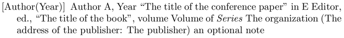 perception: example of a bibliography item for an inproceedings entry