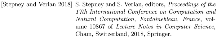 rmp: example of a bibliography item for an proceedings entry