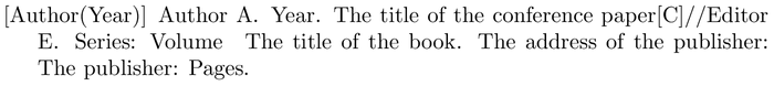 thuthesis-author-year: example of a bibliography item for an inproceedings entry