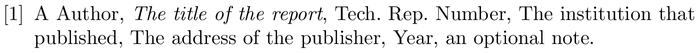 tufte: example of a bibliography item for an techreport entry